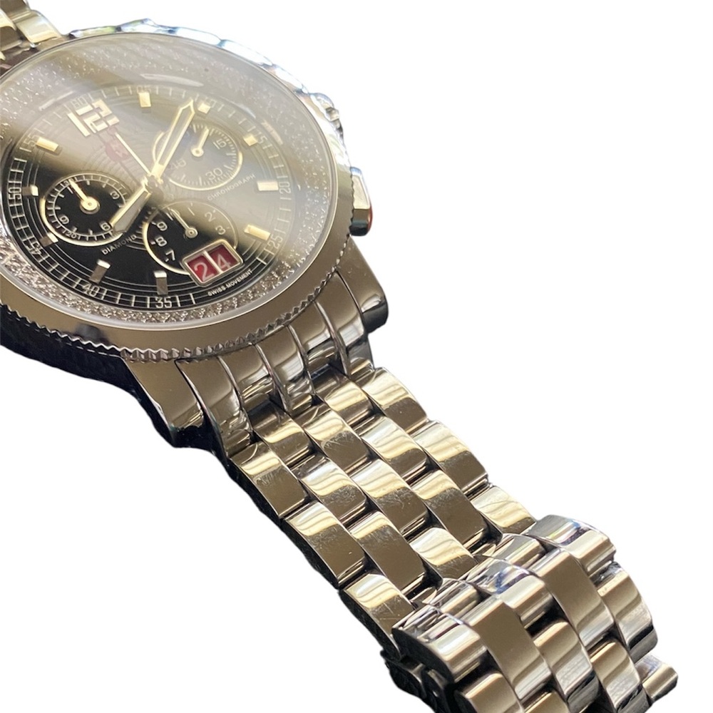 Michele Stainless Steel 42mm Sport Sail Diamond Watch - Picture 4 of 10